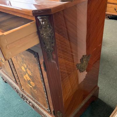 Lot 249 | Two-Piece Red-Lined Bookcase