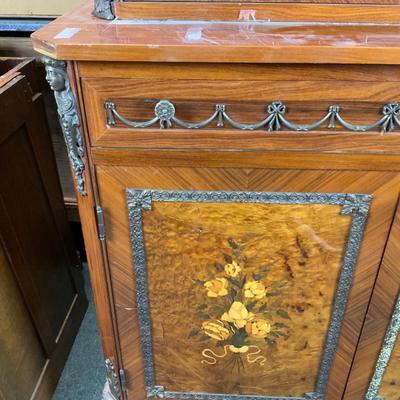 Lot 249 | Two-Piece Red-Lined Bookcase