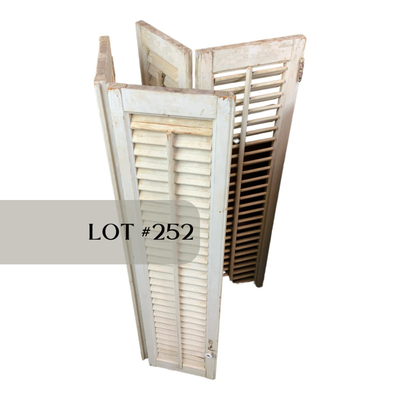 Lot 252 | Pair of Plantation Shutters