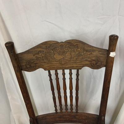Lot 256 | Pressed Back Chair