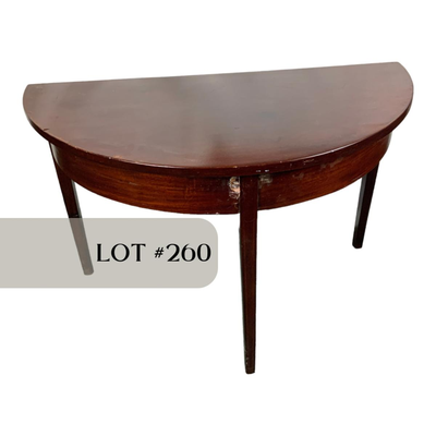 Lot 260 | Mahogany Half-Table