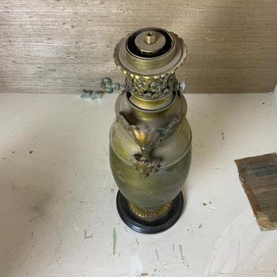 Lot 264 | Brass and Marble Lamp Base