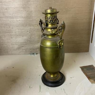 Lot 264 | Brass and Marble Lamp Base