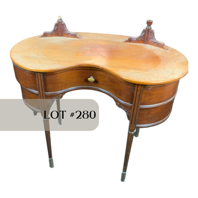 Lot 280 | Mahogany Kidney Dressing Table