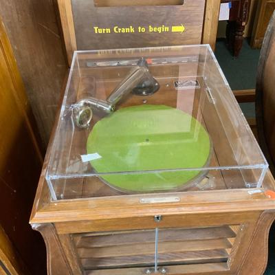 Lot 284 | Oak Victor Victoria Store Display