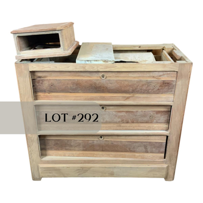 Lot 292 | Stripped-Down 3-Drawer Chest