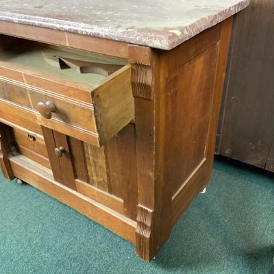 Lot 293 | Marble Top Commode