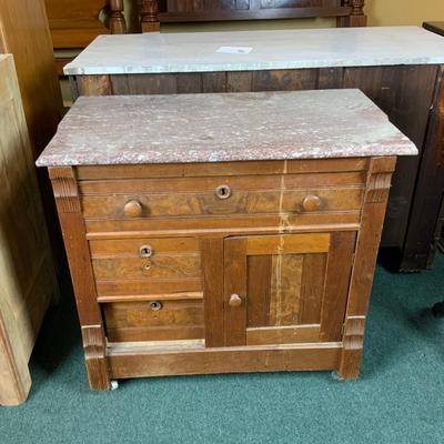 Lot 293 | Marble Top Commode