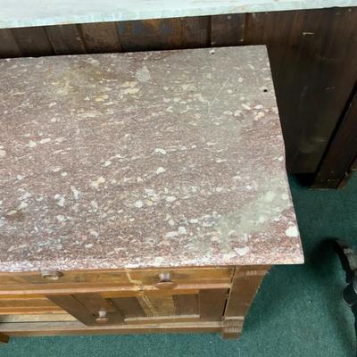 Lot 293 | Marble Top Commode