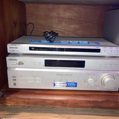 Sony 5.1 Channel AV Receiver- STR-K660P And  Sony DVP-NS41P Progressive Scan Component Digital Video CD/DVD Player