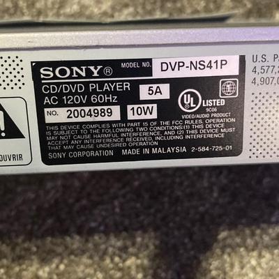 Sony 5.1 Channel AV Receiver- STR-K660P And  Sony DVP-NS41P Progressive Scan Component Digital Video CD/DVD Player