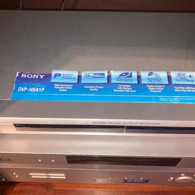 Sony 5.1 Channel AV Receiver- STR-K660P And  Sony DVP-NS41P Progressive Scan Component Digital Video CD/DVD Player