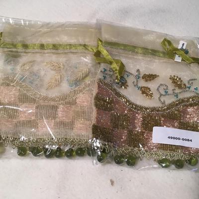 Beaded gift bags