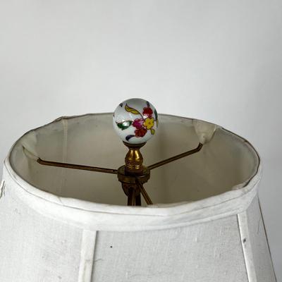 1521 Floral Porcelain Table Lamp