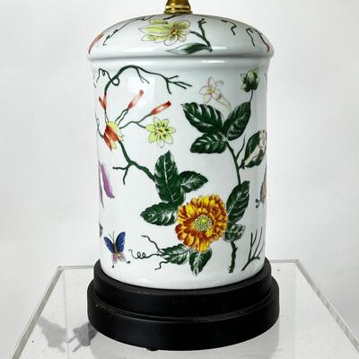 1521 Floral Porcelain Table Lamp