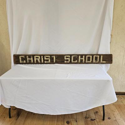 Christ School Sign  (WS-JS)