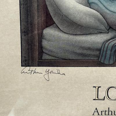 1524 Vintage Poster for Louis the Fish Signed by Author and Illustrator