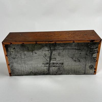 1526 EMCO Copper Wall Hanging Storage Box & Color Craft S/P Shakers