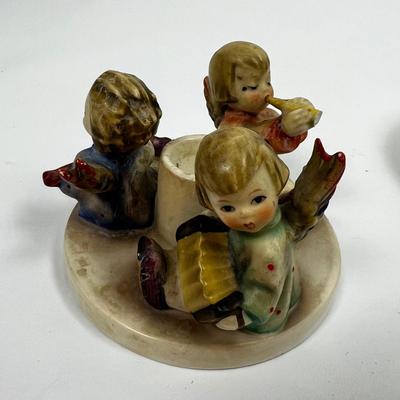 1528 Vintage Hummel Goebel Ashtray & Pair of Candlesticks