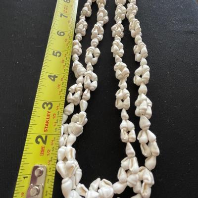 TWO SHELL NECKLACES