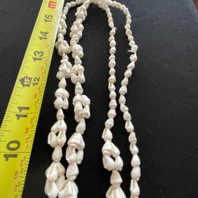 TWO SHELL NECKLACES