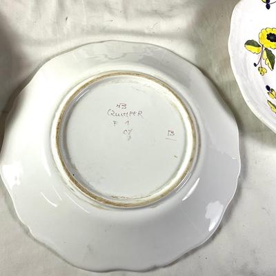 1532 Set of 12 Vintage Quimper Plates