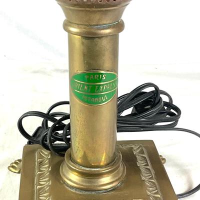 1533 Vintage Orient Express Istanbul Brass Table Lamp