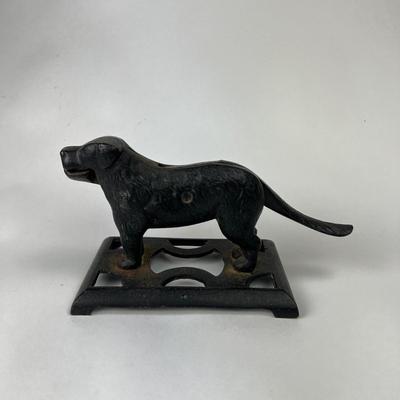 1546 Antique Cast Iron Dog Nutcracker