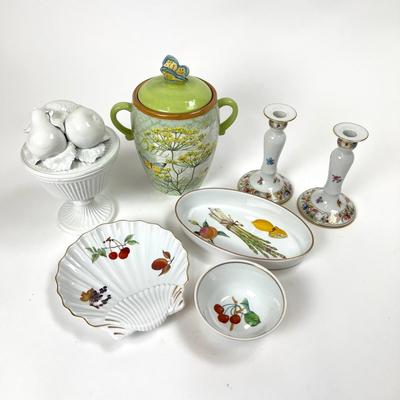 1547 Cookie Jars Serving Dishes & Candlesticks