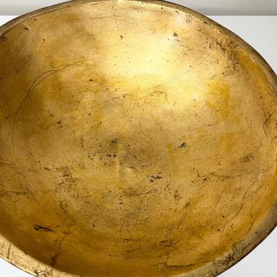Gold Gilded Footed Bowl