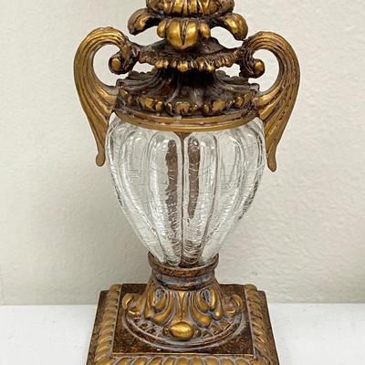 Pair (2) ~ Antique Bronze Table Lamp ~ *Read Details