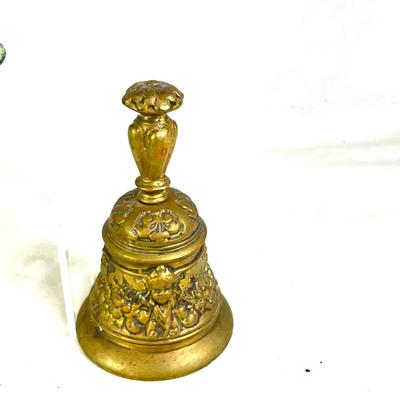 1542 Vintage Brass and Enameled Bells