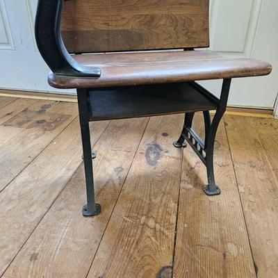 Vintage Wooden School Desk  (WS-JS)