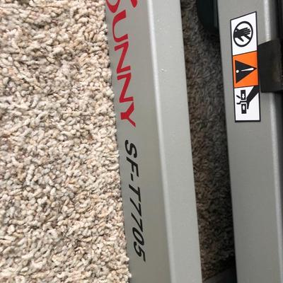 Sunny SF-T7705 Treadmill #2 Tested -Lot 283