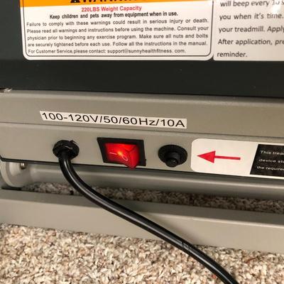 Sunny SF-T7705 Treadmill #2 Tested -Lot 283