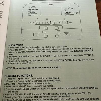 Sunny SF-T7705 Treadmill #2 Tested -Lot 283