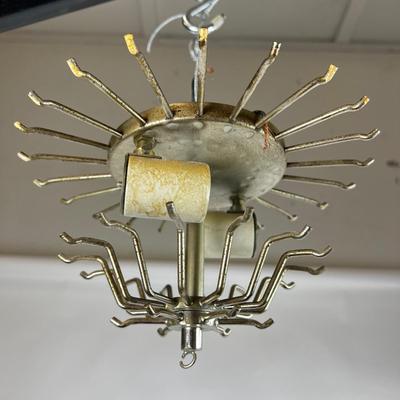 1551 Mid Century Modern Camer Murano Glass Tiered Chandelier