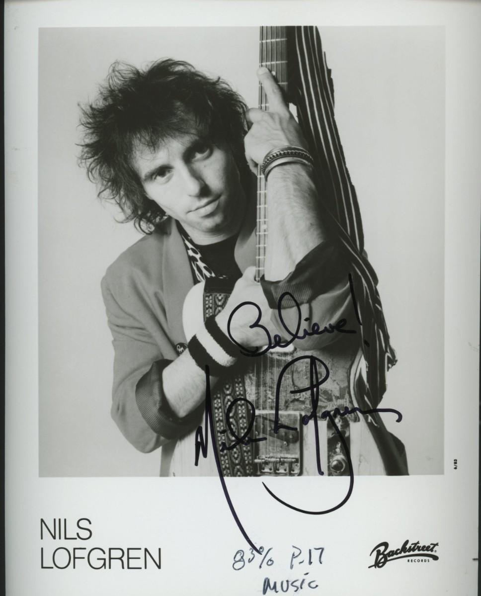 Nils Lofgren signed photo | EstateSales.org