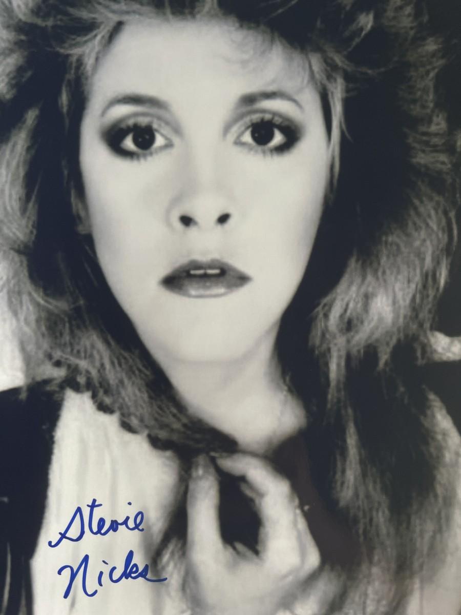 STEVIE NICKS Signed Autographed Photo black hat COA Hologram