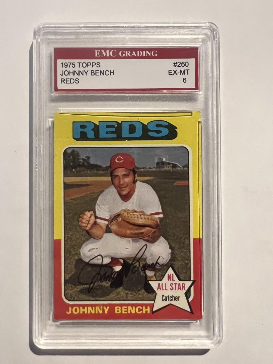 1975 Topps Johnny Bench baseball card