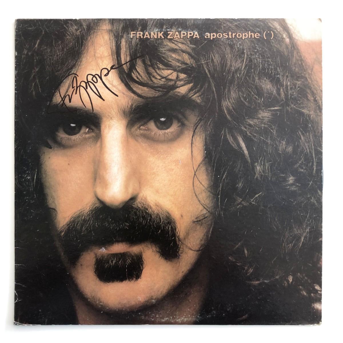 Apostrophe (') Frank Zappa signed album | EstateSales.org