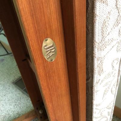 JRA Wooden Bench with Removable Cushion -Lot 282