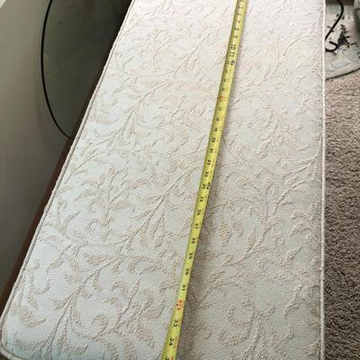 JRA Wooden Bench with Removable Cushion -Lot 282