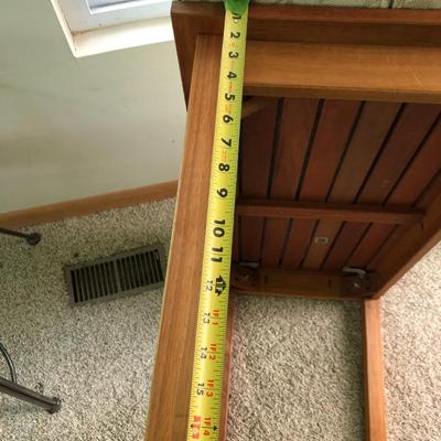 JRA Wooden Bench with Removable Cushion -Lot 282