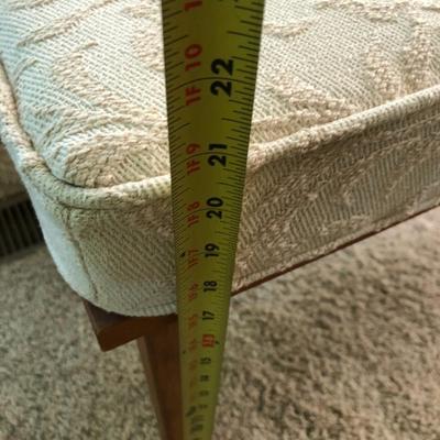 JRA Wooden Bench with Removable Cushion -Lot 282