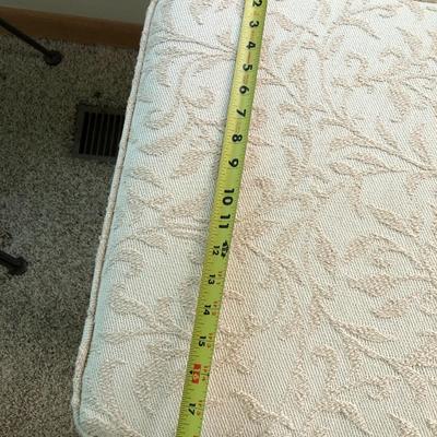 JRA Wooden Bench with Removable Cushion -Lot 282