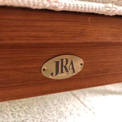 JRA Wooden Bench with Removable Cushion -Lot 282