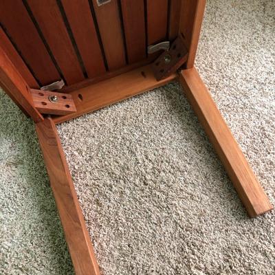 JRA Wooden Bench with Removable Cushion -Lot 282