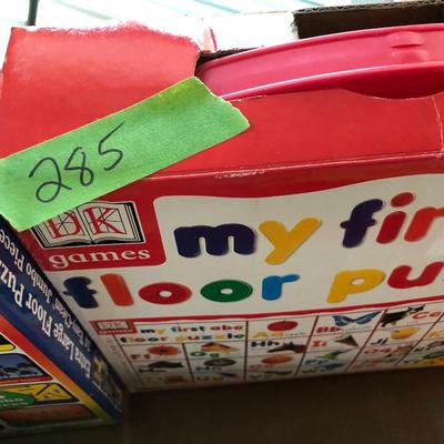 Kids Floor Puzzles, Coloring Books & More -Lot 285