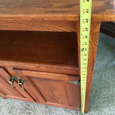 White Clad Ice Box Wooden Cabinet -Lot 286